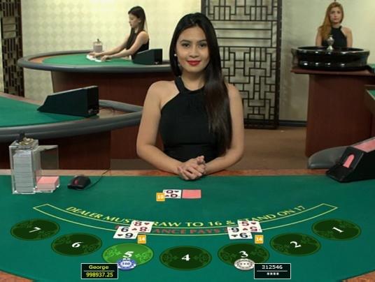 Les croupiers en direct